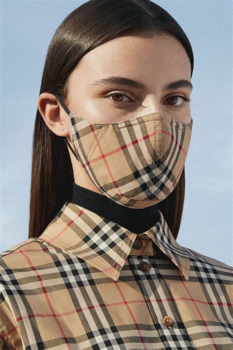 burberry face mask pattern